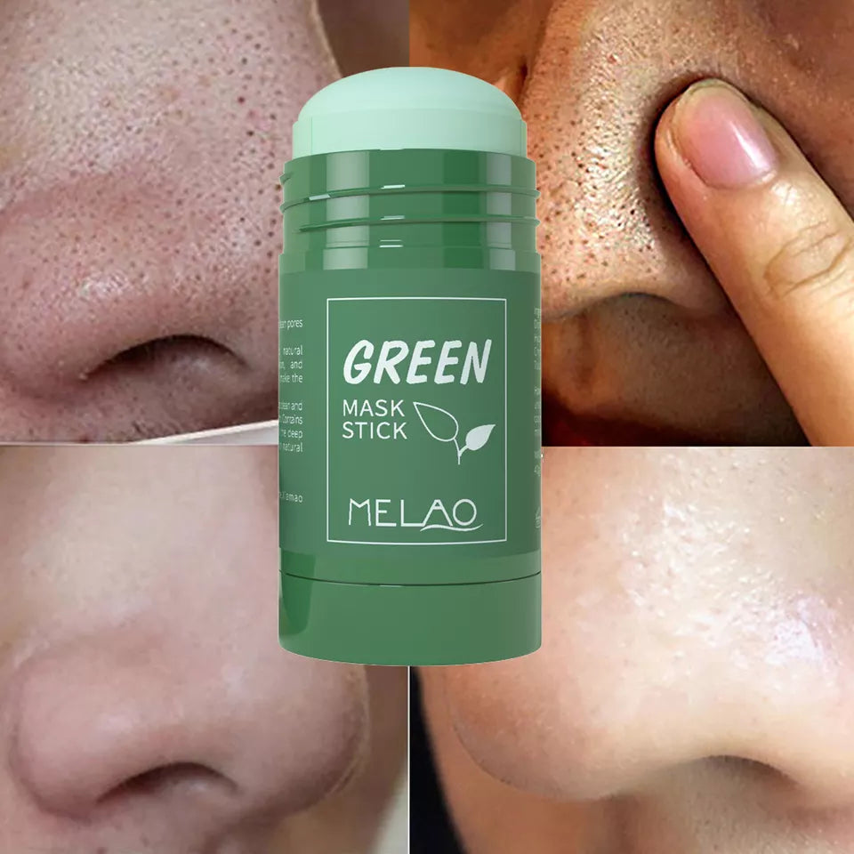 MELAO Hot Sale Deep Clean Pores Clay Mask Stick Skin Green Tea Face Care Women Facial Masks Stick For All skin Types