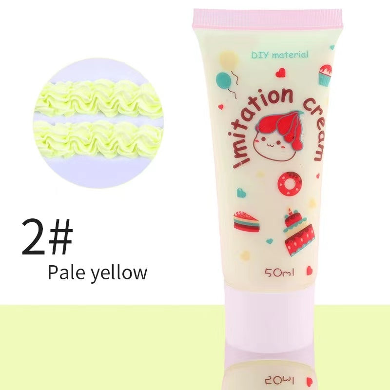 【cream glue】Super Hot Selling 50g Diy Simulation Cream Glue Phone Case Decoration