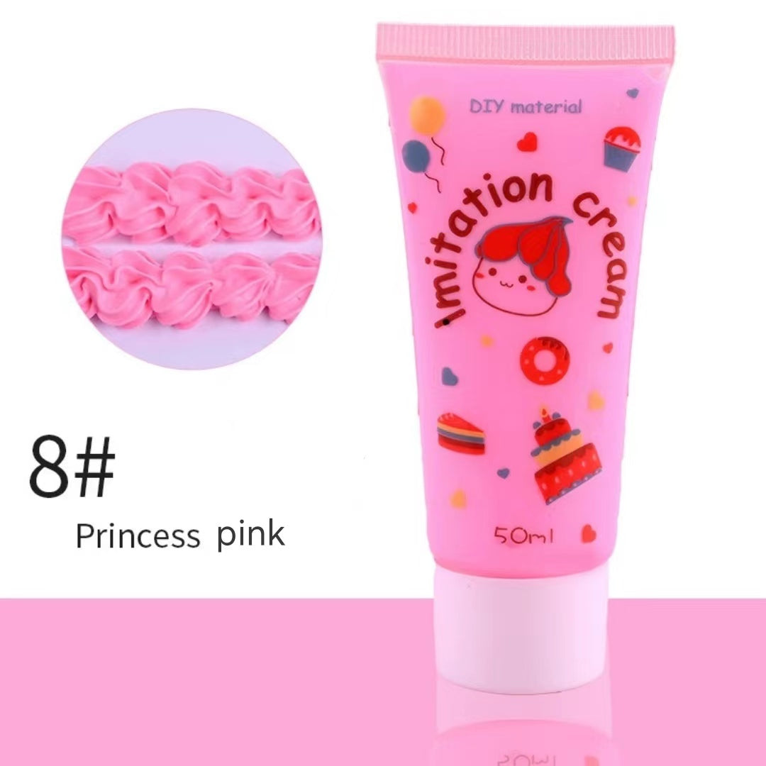 【cream glue】Super Hot Selling 50g Diy Simulation Cream Glue Phone Case Decoration
