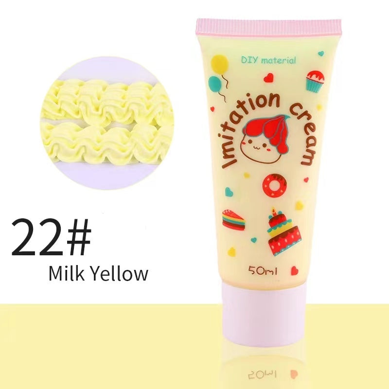 【cream glue】Super Hot Selling 50g Diy Simulation Cream Glue Phone Case Decoration